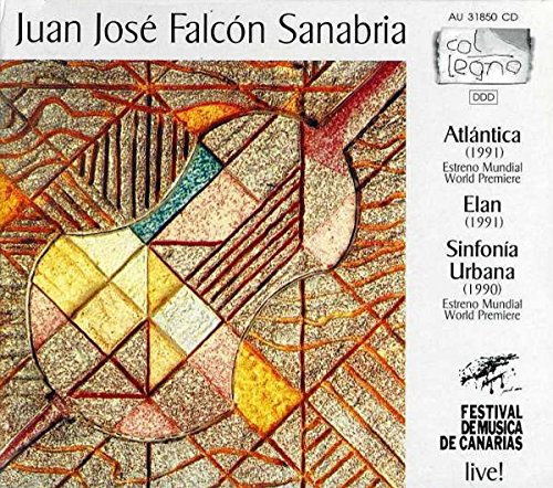 CD cover for Atlantica by Juan José Falcón Sanabria, abstract art.