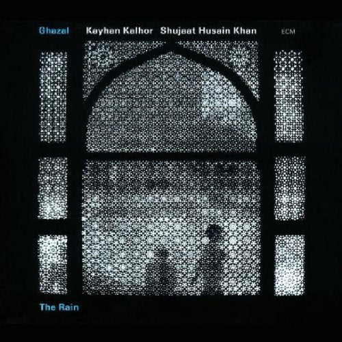 "CD cover featuring a black-and-white image of a window with silhouetted figures."