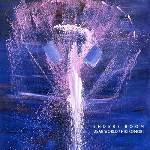 "CD cover art with a blue background and a pink, splashing water design."
