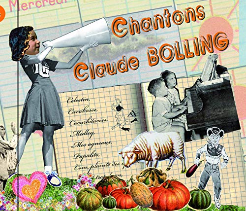 CD cover for "Chantons Claude Bolling" featuring illustrated children and animals.