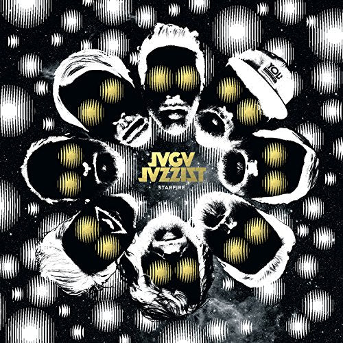 CD cover for Jaga Jazzist’s “Starfire” featuring distorted faces in a floral pattern.