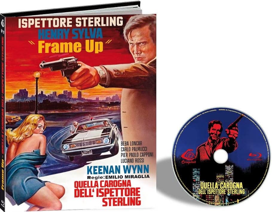 Blu-ray cover for Italian crime film "Quella Carogna Dell Ispettore Sterling".