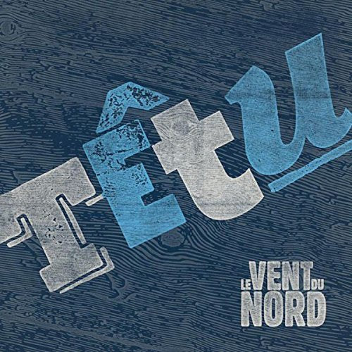 CD album cover with "TĂȘtu" in large blue and gray letters on dark blue wood grain background.