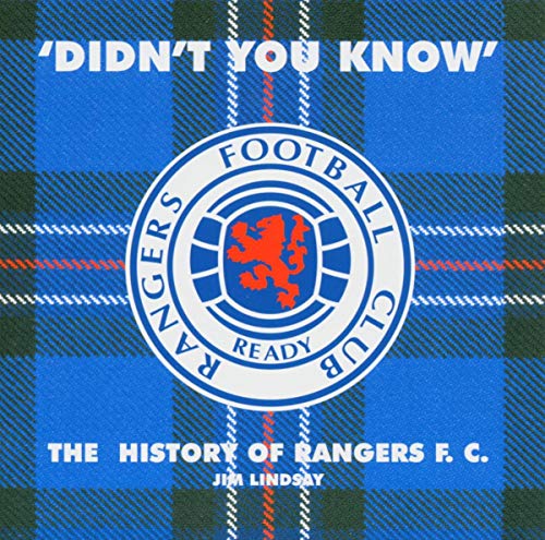 A CD cover featuring Rangers Football Club logo on a blue tartan background.