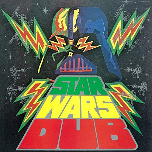 "Vinyl record cover with Darth Vader and 'Star Wars Dub' text in colorful, bold font."