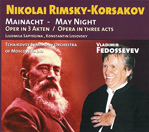 CD cover featuring portraits of Rimsky-Korsakov and Vladimir Fedoseyev.