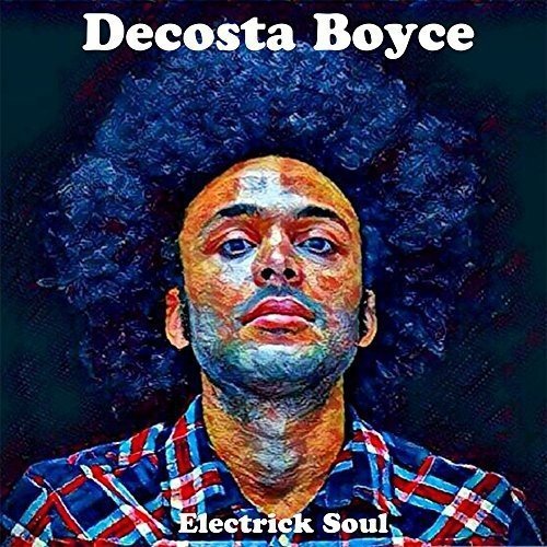 "Album cover featuring a man with an afro, wearing a plaid shirt."