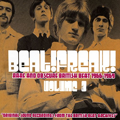 CD cover for “Beatfreak! Vol 3” featuring vintage British musicians.