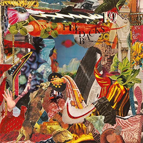 Collage album cover for Dominique Grimaud's "19 Feedbacks" vinyl record.