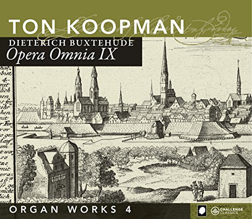 "CD cover featuring an old town illustration and text."