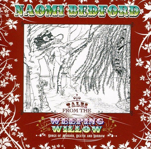 Red album cover with white floral pattern and black-and-white illustration of a couple.