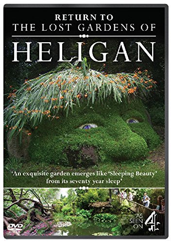 DVD cover featuring a moss-covered sculpture with a garden scene below.