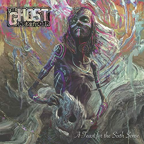 Vinyl album cover: painted ghostly figure holding a skull.