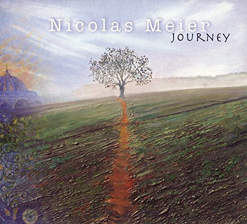 CD cover art: landscape painting with a tree and distant building.