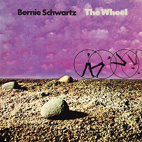 Album cover for "The Wheel" by Bernie Schwartz, featuring abstract wheels.