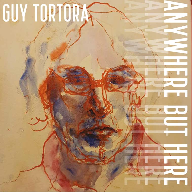 CD cover: abstract watercolor portrait with bold, vertical text.