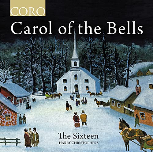 CD cover: snowy winter scene with a church and horse-drawn sleigh.