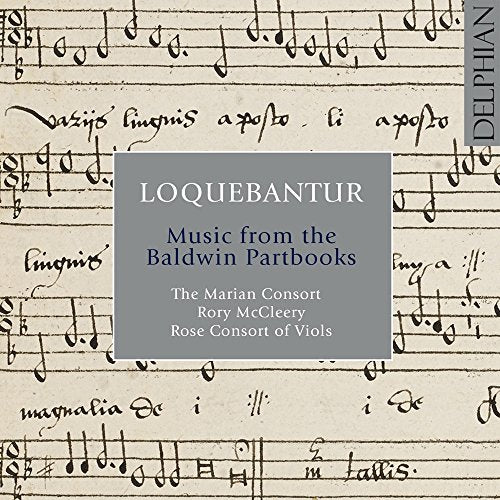 CD album cover with sheet music background and gray text box overlay.