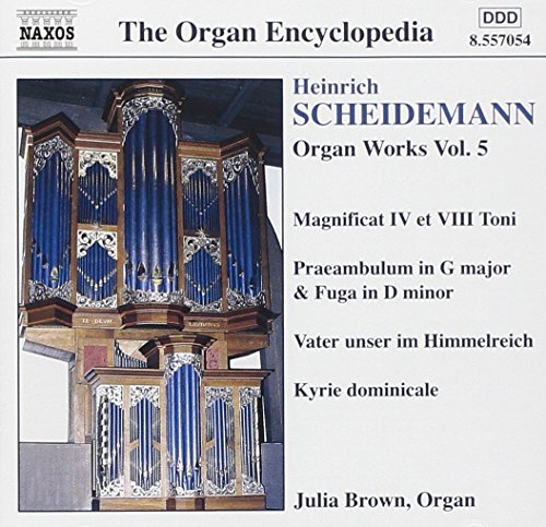 CD cover featuring a large ornate blue and gold organ with text.