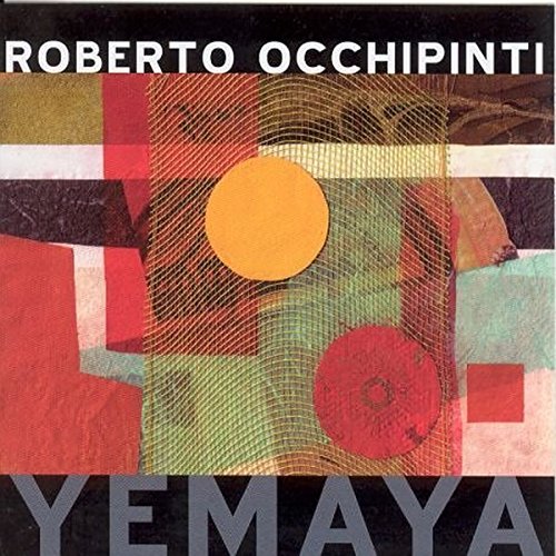 "Album cover with abstract geometric shapes and text 'Roberto Occhipinti Yemaya'."