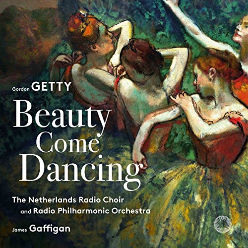 CD cover art: three dancing ballerinas, dark background, white text "Beauty Come Dancing".