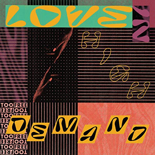 Album cover with hands reaching toward each other over a geometric, multi-patterned background.