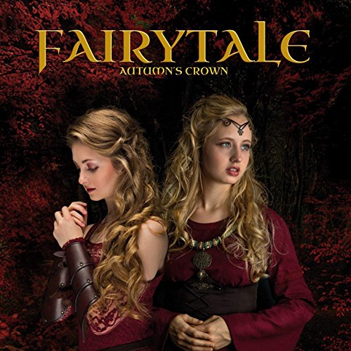 Album cover featuring two blonde women in medieval attire against a red foliage background.