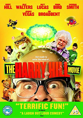 DVD cover for "The Harry Hill Movie" featuring cartoon and character imagery.