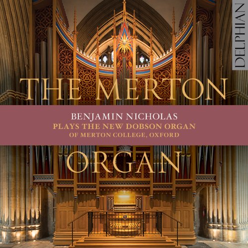 CD cover featuring an ornate church organ with gold text overlay.