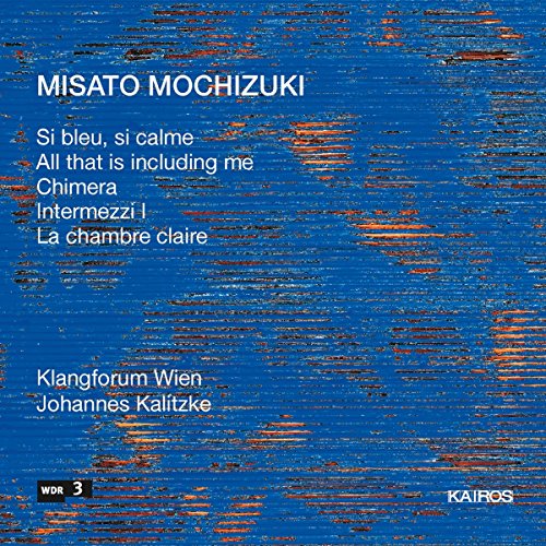 CD cover for "Si bleue, Si calme" by Klangforum Wien, abstract blue design.