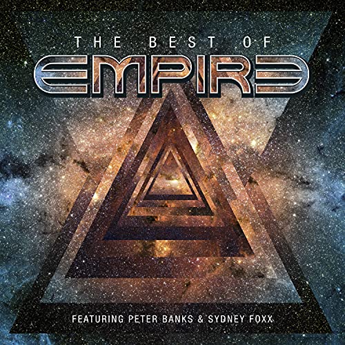CD cover for “The Best Of Empire” with a triangular galaxy image.