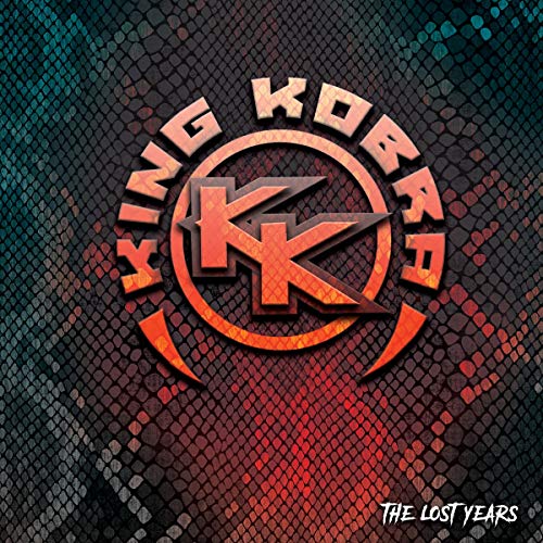 Album cover with "King Kobra" logo on a snakeskin-patterned background with red and black hues.