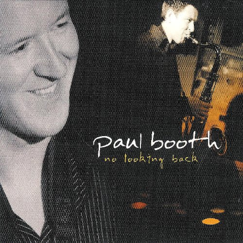 "Album cover featuring a man playing saxophone and a close-up of his face."