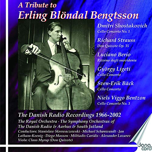 CD cover for a tribute album to cellist Erling Blondal Bengtsson.