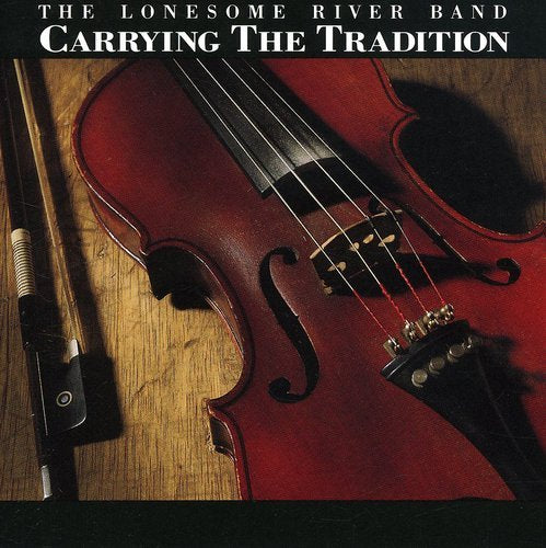 "Album cover featuring a violin and bow on a wooden surface."