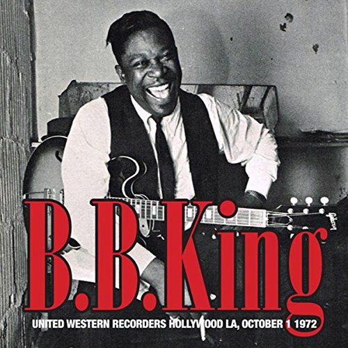 B.B. King album cover featuring the musician smiling with his guitar.