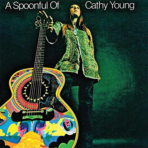 Album cover for "A Spoonful of Cathy Young" featuring a guitarist.