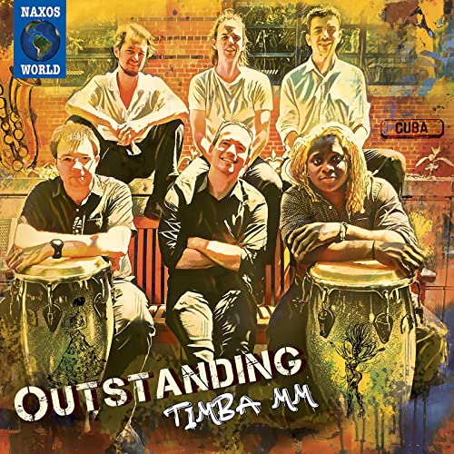 CD cover featuring a group of musicians with timbales and the word "Outstanding".