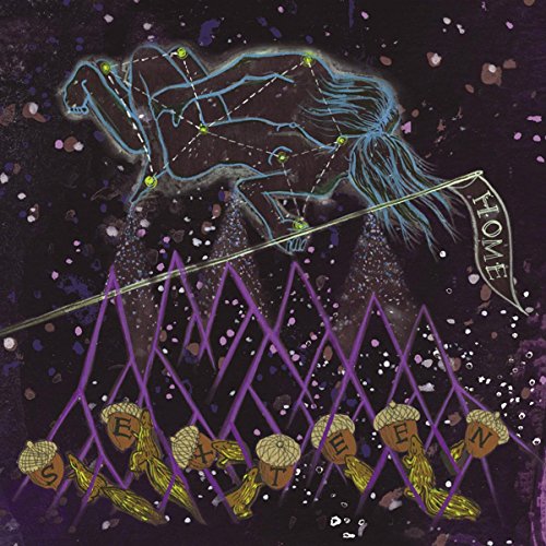 CD cover: dark illustration of a horse with constellation markings.