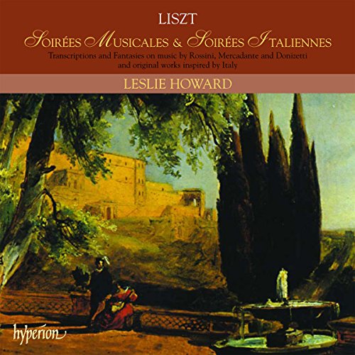 "CD cover featuring a classical painting with a brown title banner and white text."