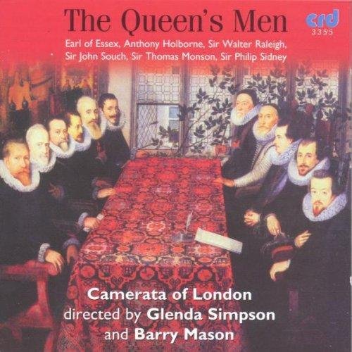 "CD cover with Renaissance-era men gathered around a table, wearing ruffs and black attire."