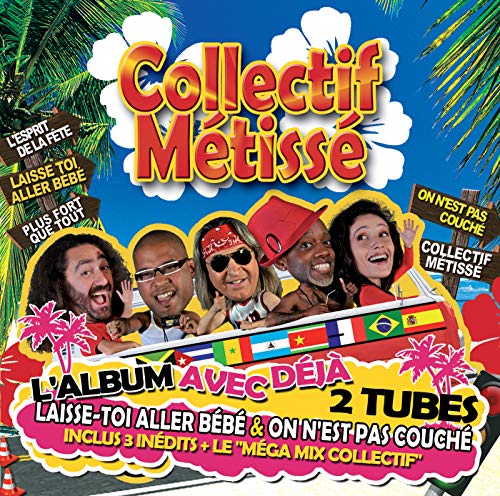 CD cover for "Collectif Métisse" featuring a group of smiling people.