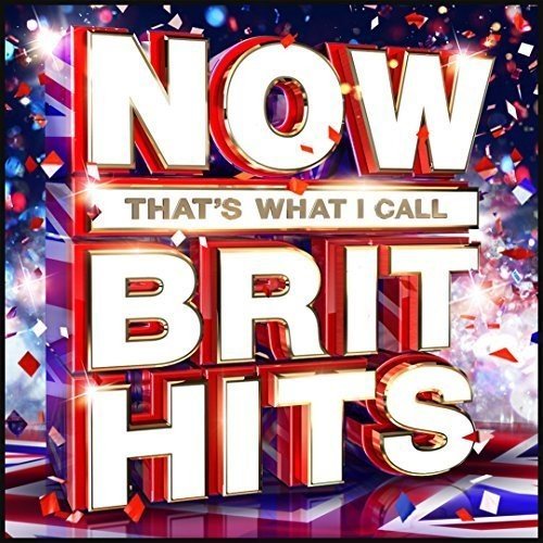 CD cover for “Now That’s What I Call Brit Hits” with red and white text.