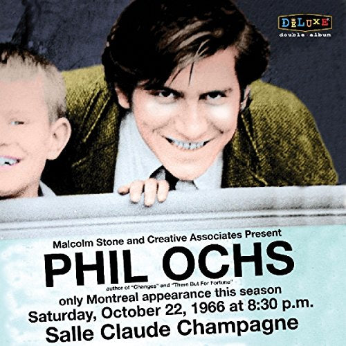 Phil Ochs album cover featuring a man and child leaning on a railing.