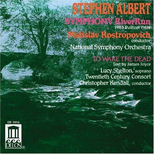CD cover for Stephen Albert’s “Symphony River Run/To Wake the Dead.”