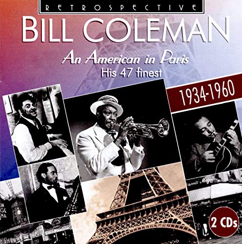 CD cover for Bill Coleman featuring black and white photos and the Eiffel Tower.