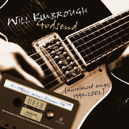 CD cover for Will Kimbrough’s “Godsend” featuring a guitar and cassette tape.