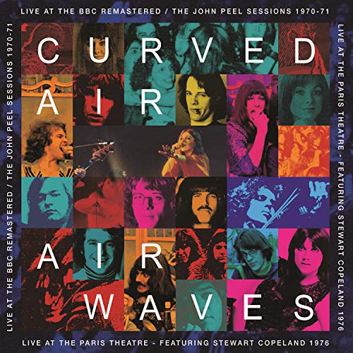 "Album cover featuring a grid of band members' photos in various colors."