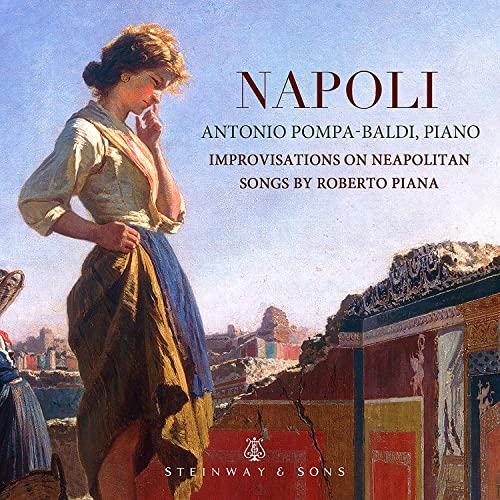 CD cover: painting of a woman, title “Napoli” and artist “Antonio Pompa-Baldi.”