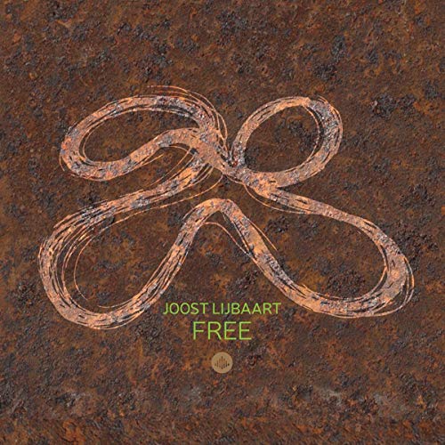 The image is a CD cover with a rusty background and a ribbon design. For accessibility purposes, a suitable alt text could be: "CD cover with rusty background, ribbon design, and green text."
